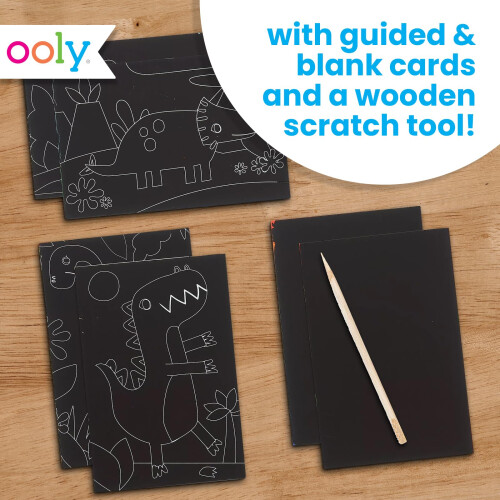 Ooly Mini Scratch  Scribble Art Kit Dino Days 2