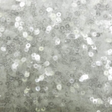 3mm Sequins Crystal Clear Transparent Medium Hole Made in USA