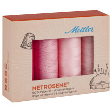 Mettler Pink Metrosene Garn-Sets 4/Pkg