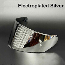 (electroplated silver, One size) Casco Ls2 Ff320 Ff353 Ff328 Ff800 Motorcycle Helmet Visor Capacete De Moto Full Face Helmet Motorcycle Accessories Shield Lens