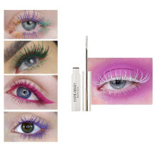 (2, One size) Colorful Waterproof Mascara, Women's Eye Makeup Set Mascara, Mascara Eyeliner, Glamorous Long Lasting Mascara Eye Makeup