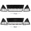 3Pcs Car Honeycombed Front Bumper Lower Grille Grills for Focus 2012 2013 2014 2
