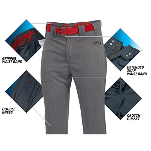 Rawlings | Pantaloni da Baseball Knicker LAUNCH SERIES | Giovanile XX-Large | Bianco/Royal 2