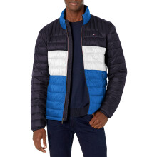 Tommy Hilfiger Herr Ultra Loft Lätt Packbar Pufferjacka, Royal Blue, Large