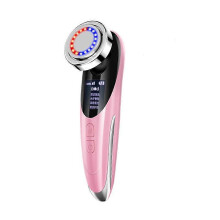 (pink, One size) Electric beauty instrument beauty instrument hot and cold introduction instrument small microcurrent lifting iron