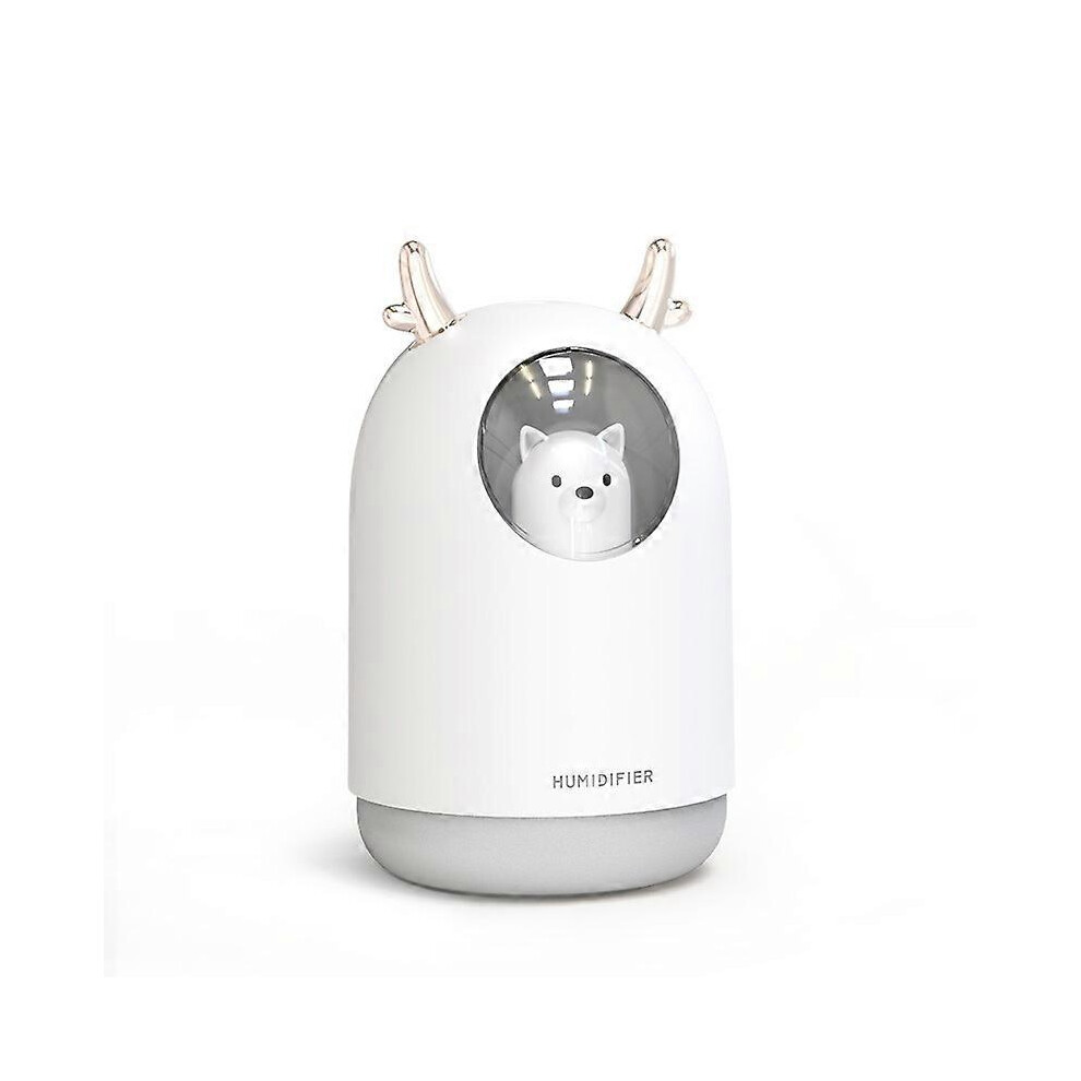 (White, One size) Cute bear humidifier hydrating spray air humidification cartoon cute office desk gift-image-OPC-PG5XSDG-NEW