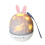 (B, One size) Cute Rabbit Starry Sky Projector Lamp USB Charging Remote Control Cute Deer Bluetooth Speaker Timing Lamp 1