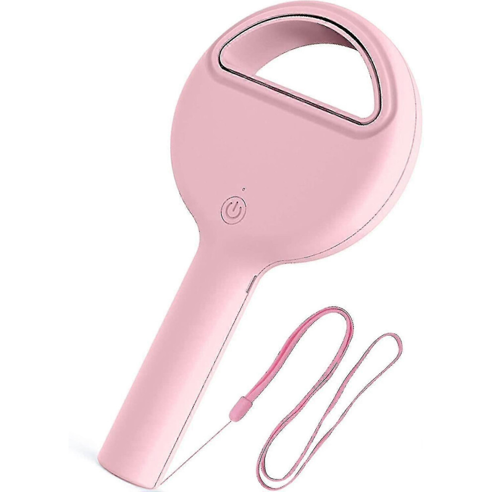 (pink, One size) Creative leafless small fan handheld portable usb charging silent small fan-image-OPC-PG5XSF8-NEW