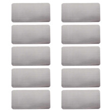 10pcs Anti EMF Radiation Protection Shield Stickers Prevent Ionization for Camera Mobile Cell Phone Laptop Silver