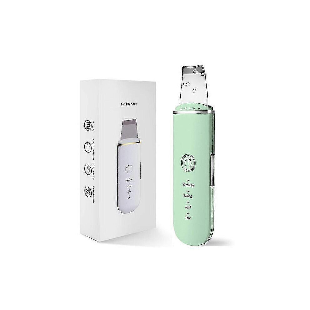 Hiigyl (Green, One Size) Beauty Instrument Ion Introduction Export Pore Cleaner Lifting And Tightening Ultrasonic Blackhead Shovel