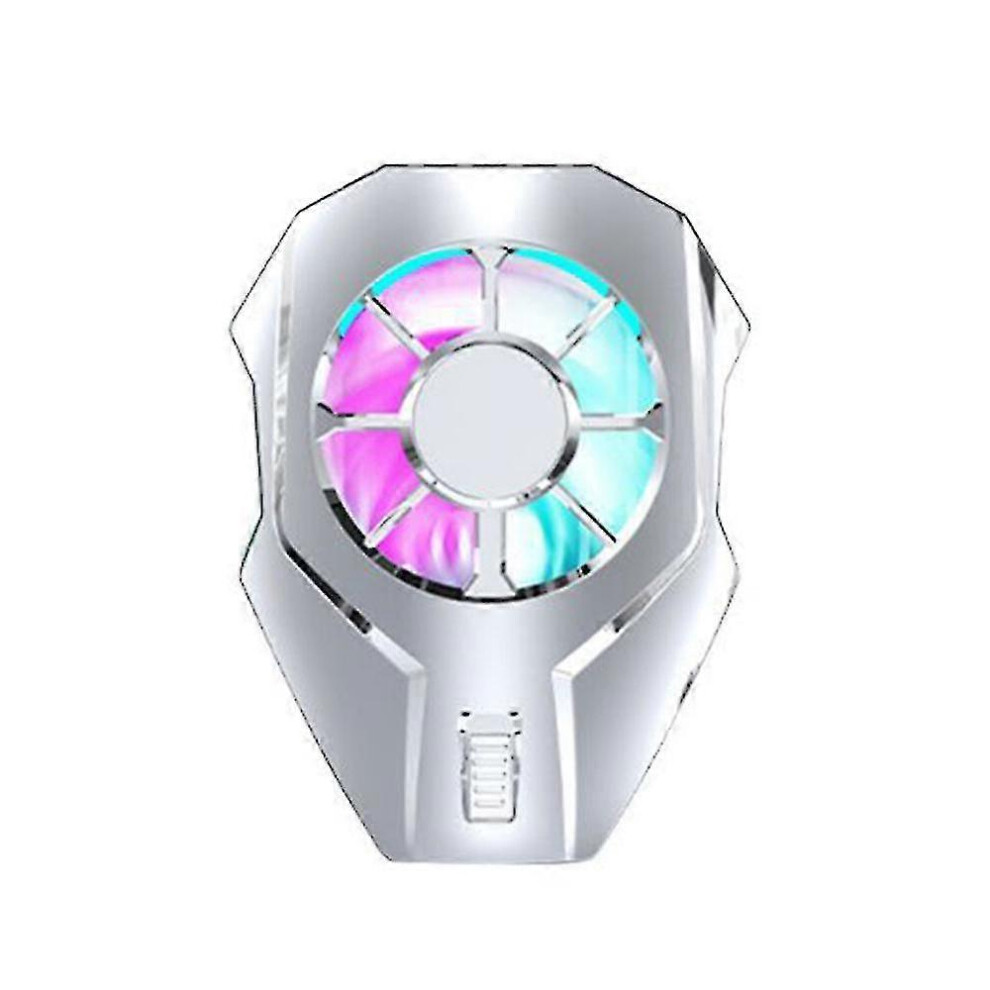 (, One Size) Mobile Phone Radiator Cools The Phone With Cold Air And Ice To Quickly Cool Down The Phone And Prevent It From Getting Hot Silver 6900443700250