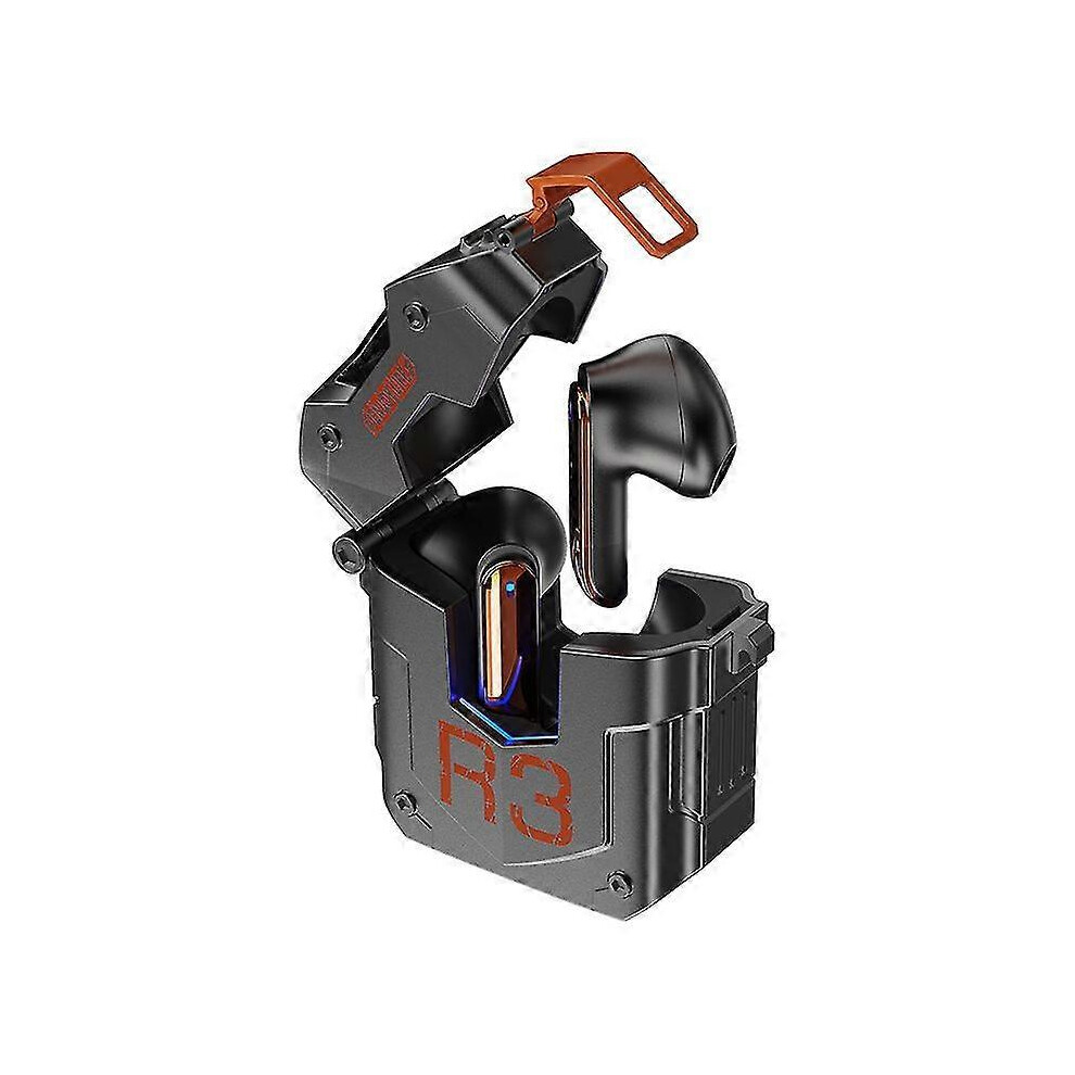 (, One Size) Gaming Wireless Earbuds Tws Stereo Bluetooth Rgb Headsets For Iphone Android Black 6900443694283