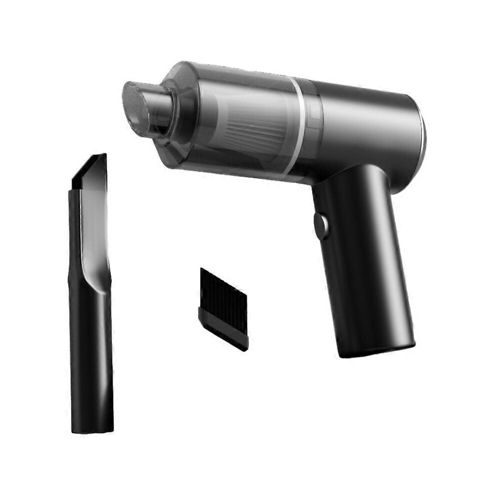 (black, One size) Household handheld longlife car vacuum cleaner Portable highpower wireless rechargeable small vacuum cleaner-image-OPC-PG5XVGG-NEW