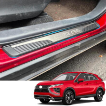 Car Accessories Door Sill Plate for Mitsubishi Eclipse Cross Door Sill Strip Threshold Protection