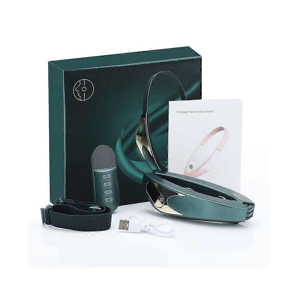 Hiigyl Green/Red/Blue (, One Size) Microcurrent Slimming Instrument Intelligent And Colour Light Rejuvenation Double Chin Beauty Instrument Thin Face Magic We