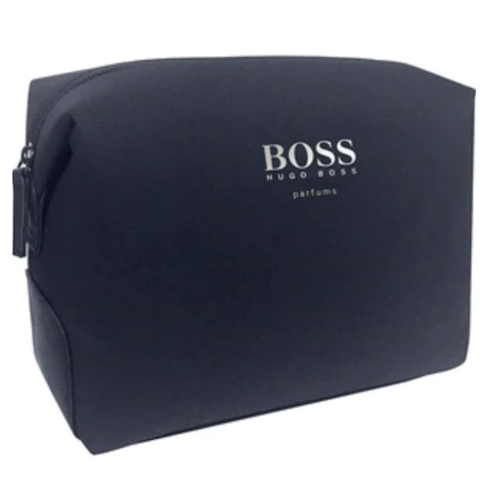 Hugo Boss Navy Pouch/Overnight/Toiletry Bag