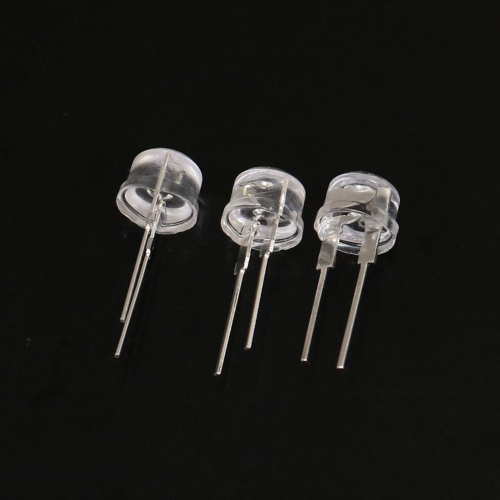 20Pcs Led 8Mm Straw Hat Lamp Bead White Cold Light 0.75W Light-Emitting Diode