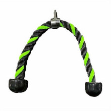 (green, One size) Triceps fly bird trainer pushdown rope gantry sports pulldown handle fitness doubleended rope for men