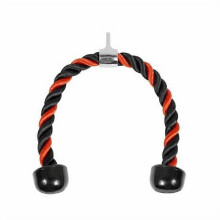 (red, One size) Triceps fly bird trainer pushdown rope gantry sports pulldown handle fitness doubleended rope for men