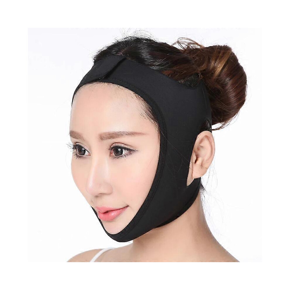 Hiigyl Black (L, ) Massager Face Instrument Bandage Sleep Night Lifting Double Chin Face Mask Face Artifact Brand