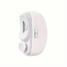 (White, One size) Nail polisher electric nail scissors for children and adults antipinch automatic nail clipper multifunctional nail polisher
