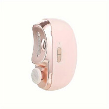 (pink, One size) Nail polisher electric nail scissors for children and adults antipinch automatic nail clipper multifunctional nail polisher