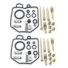 for Hawk 400 CB400T CB400 N 1980-81 Carburetor Repair Rebuild Kit 2 Sets