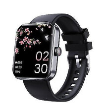 (Black) F57l Blood Glucose Monitoring Smartwatch, Fitness Tracker With Blood Pressure Smart Watch For Men Women