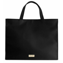 Carolina Herrera Good Girl Black Satin Tote Bag