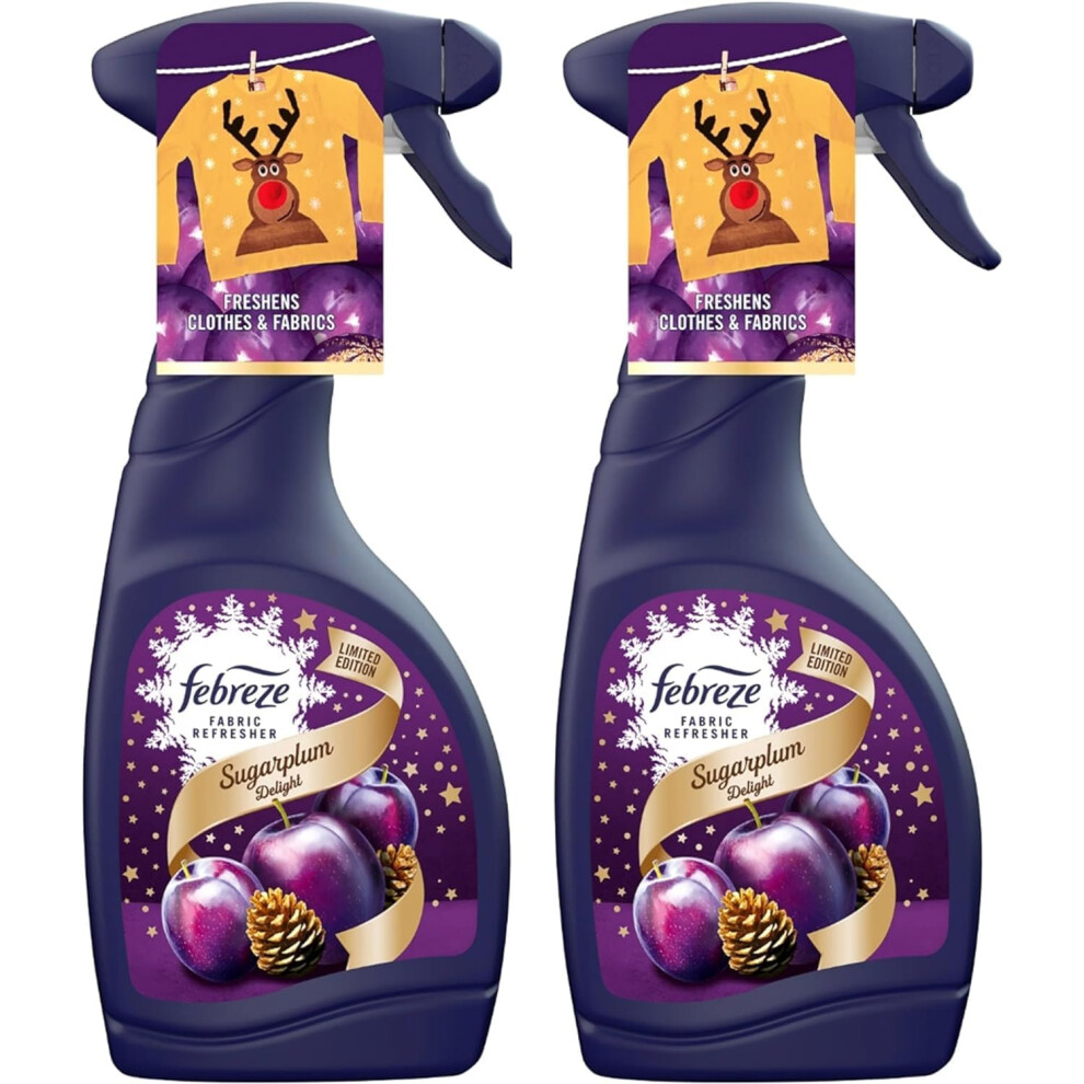 Febreze Fabric Freshener Sugarplum Delight X 2 500Ml