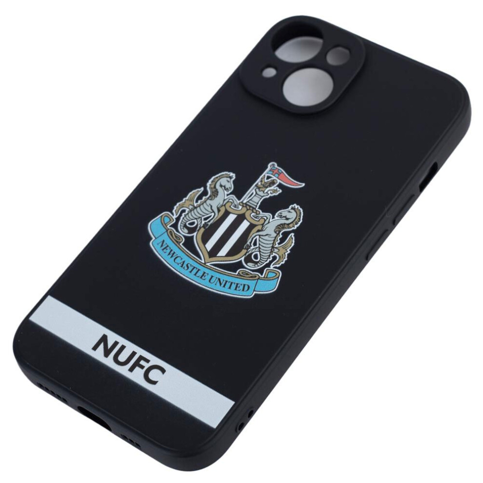 Newcastle United Fc Iphone 14 Crest Silicone Case 5055488259315