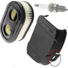 Air Filter Cover with Spark Plug for Briggs & Stratton 650EXI 675EXI 675IS Mower Engine