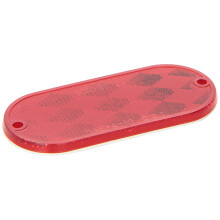 Reflector ovalado rojo Grote 41042