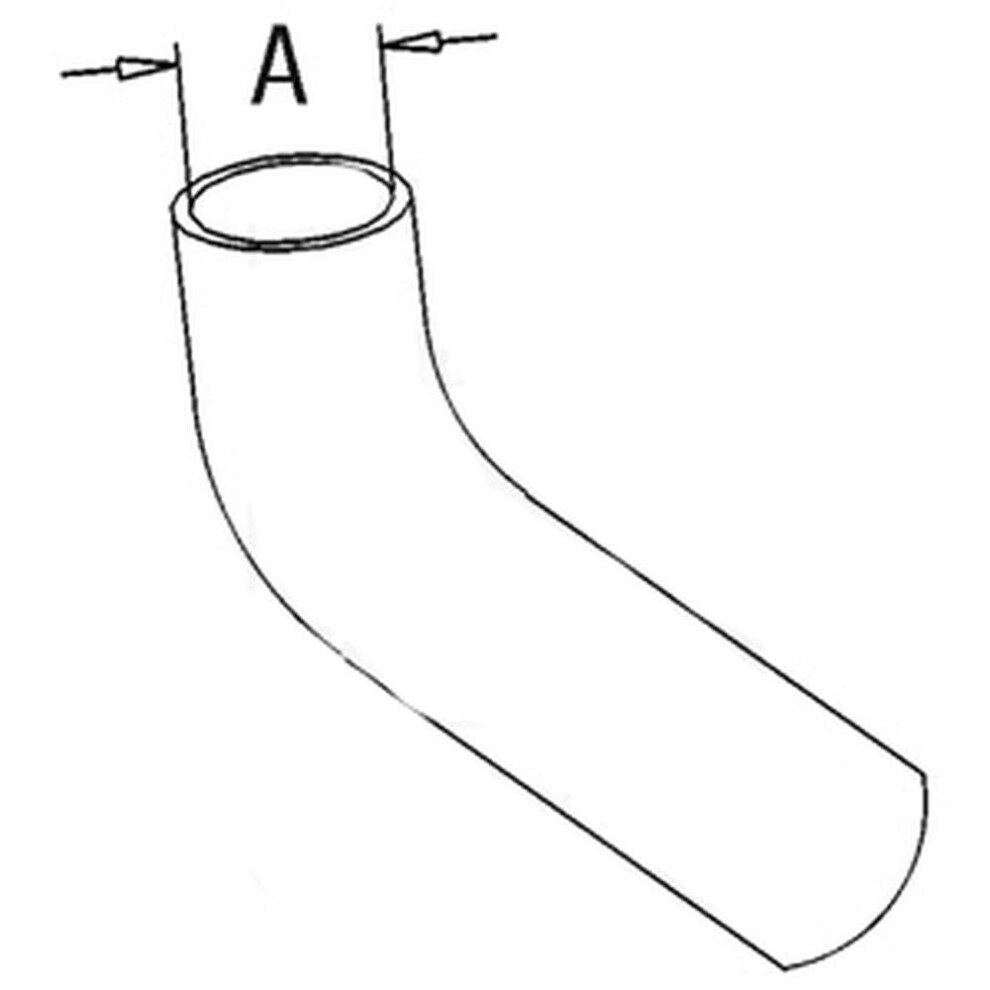 Raparts 194299M1-1 New Upper Radiator Hose Fits Mf Tractor 135 2135 23 633632432095