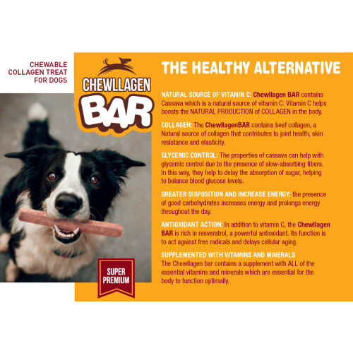 (Beef, 1Pk Medium) Chewllagen BAR 2