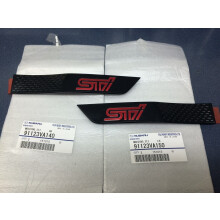 2015 2016 Originale OEM Subaru WRX STI Nero Fender Badge Emblem Set COPPIA LIMITATA