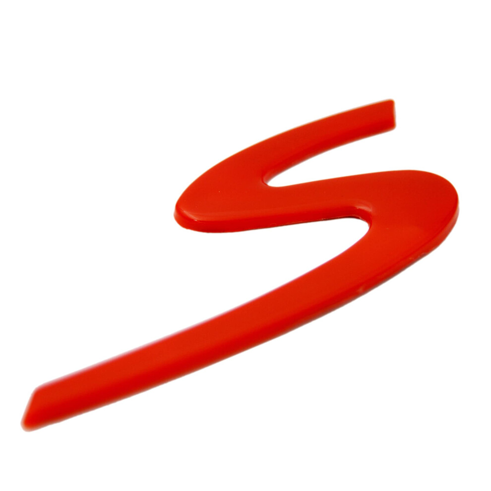 Zorratin Chrome"S" S Metallo Lettera Tronco Della Parte Posteriore Del Bagagliaio, Hatch Portellone Emblema Distintivo Per Porsche 911 Carrera 991 Panamera Boxster Cayenne Macan Turbo 2012 +-image