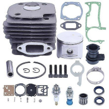 52mm Cylinder Piston Kit compatible Husqvarna 372xp 371 365 362 375k Chainsaw Big Bore Replace Parts 503 93 93 72+comp