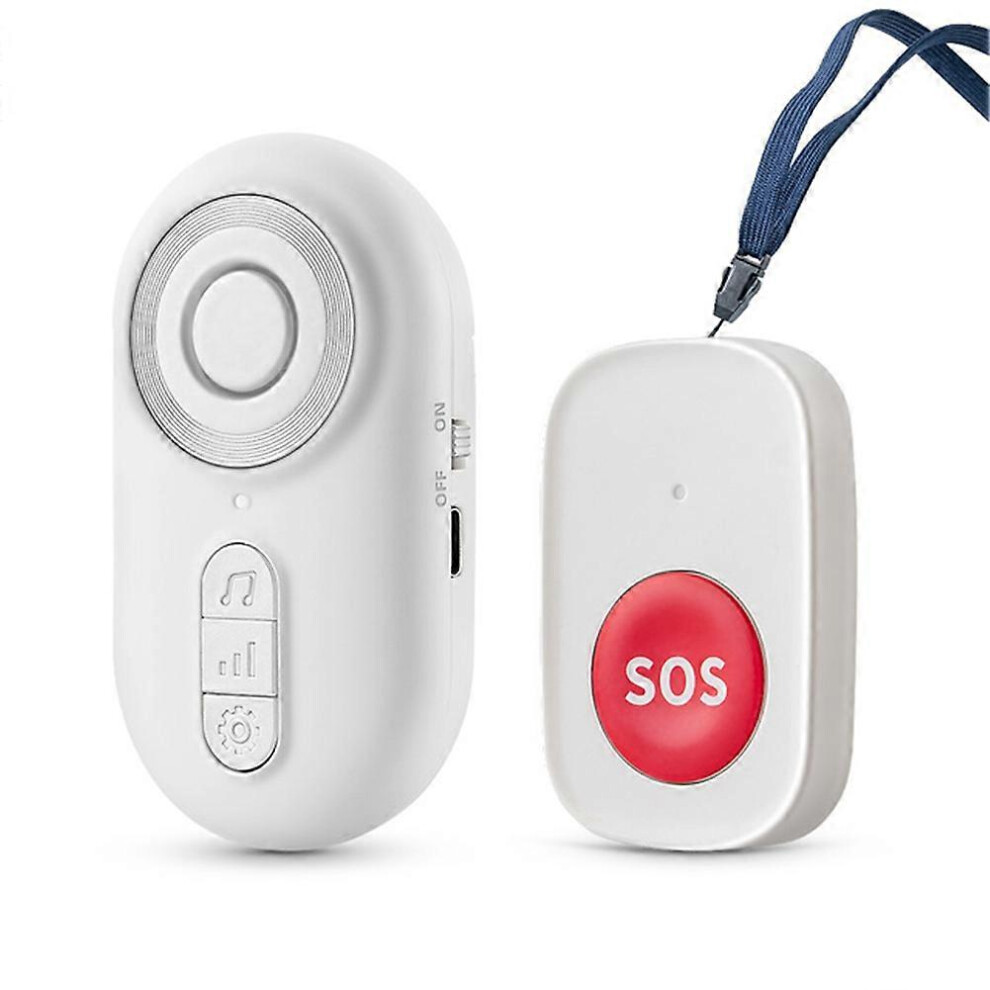 Caregiver Pager Wireless Nurse Call Buttons for Elderly Monitoring SOS Alert System Portable Alarm Call Bell