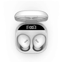 (elegant gray, One size) Wireless Bluetooth headset mini inear stereo touch digital display gaming headset