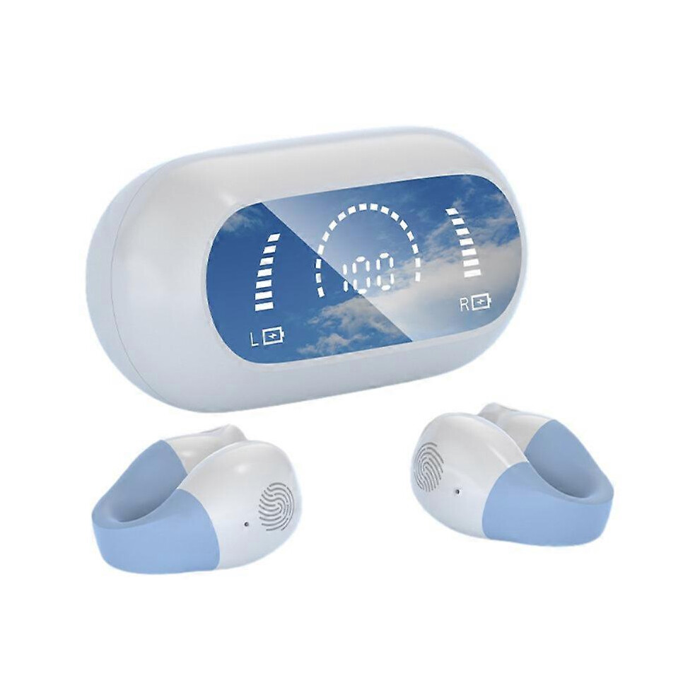 (blue, One size) Wireless Ear Clip Bluetooth Headphones Noise Canceling Gaming Headphones Bluetooth Headphones-image-OPC-PG5YN9X-NEW