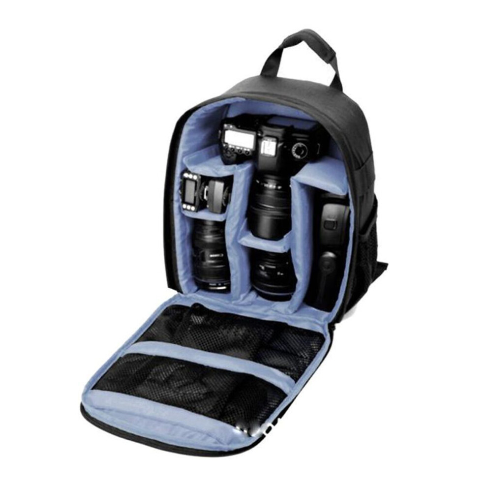 (gray) Waterproof Dslr Slr Backpack Rucksack For Canon Nikon Sony