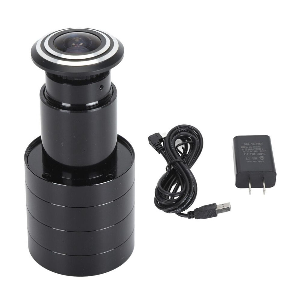 (US Plug) Door Peephole Camera 2mp Hd Support Memory Card Storage Cloud Storage Two Way Talk Wireless Wifi Doo