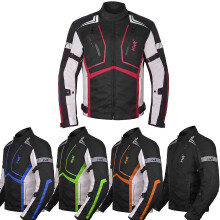 HWK Motorradjacke fr Mnner und Frauen Scorpion mit Cordura-Gewebe fr Enduro-Motorradfahrten und Rstungsschaumpolsterung fr Aufprallschutz Dual-S