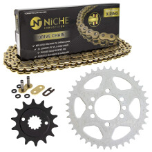 NICHE Antriebsritzel-Kettenkombination fr Suzuki QuadSport Z400 LT-Z400 vorne 14 hinten 40 Zhne 520V-X X-Ring 96 Glieder