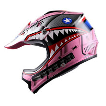 WOW Youth Kids Motocross BMX MX ATV Dirt Bike Moutain Helmet Shark Pin