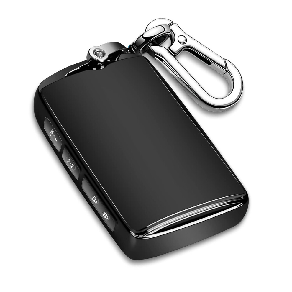 QBUC pour Mazda Key Fob Cover Soft TPU Protector Key Holder avec Keycha