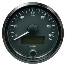 VDO SingleViu 80mm (3-1/8"") Speedometer - 160 MPH