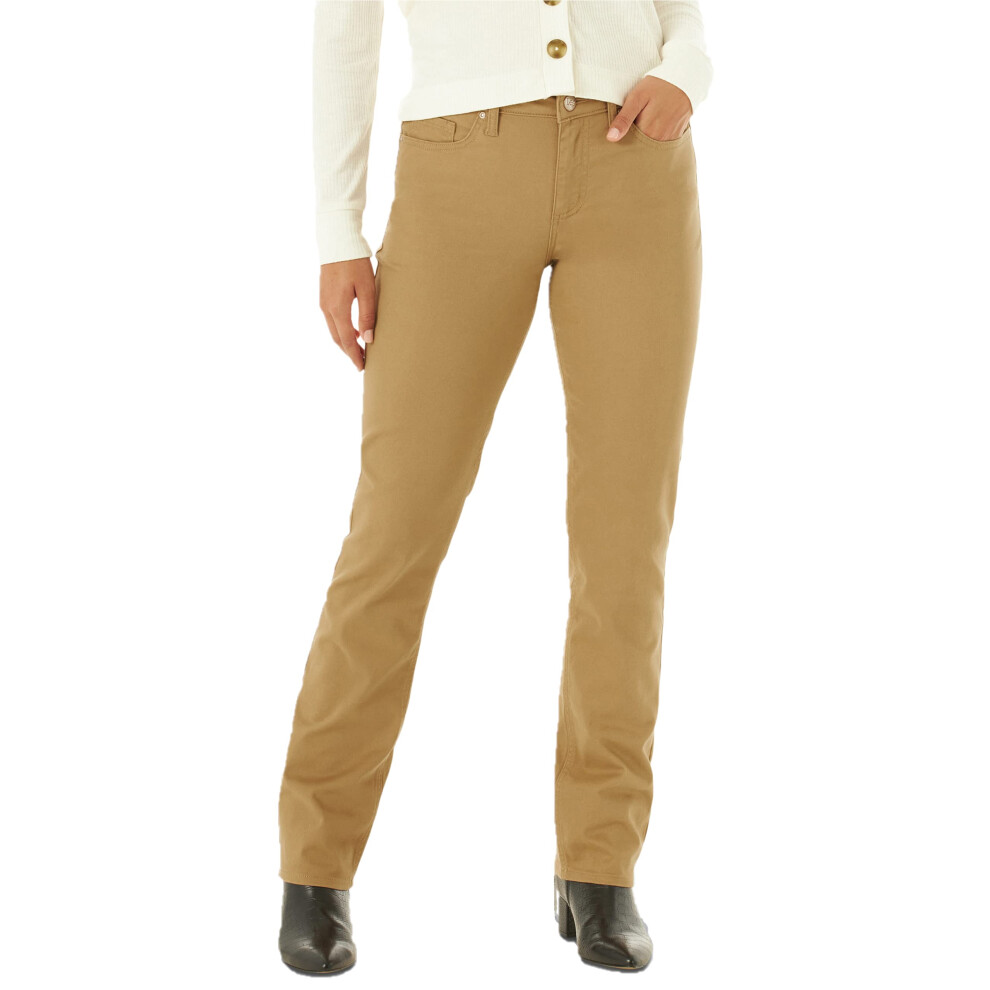 Jean Coupe Droite Coupe R Guli Re Pour Femme Lee Tigers Eye 6-image