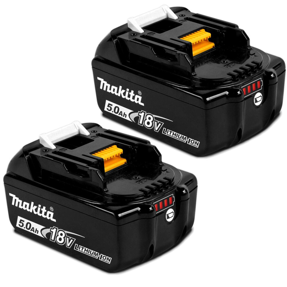 2 X Genuine Makita BL1850 18V 5.0Ah Li-Ion LXT Battery 5AH Star Battery BL1850B